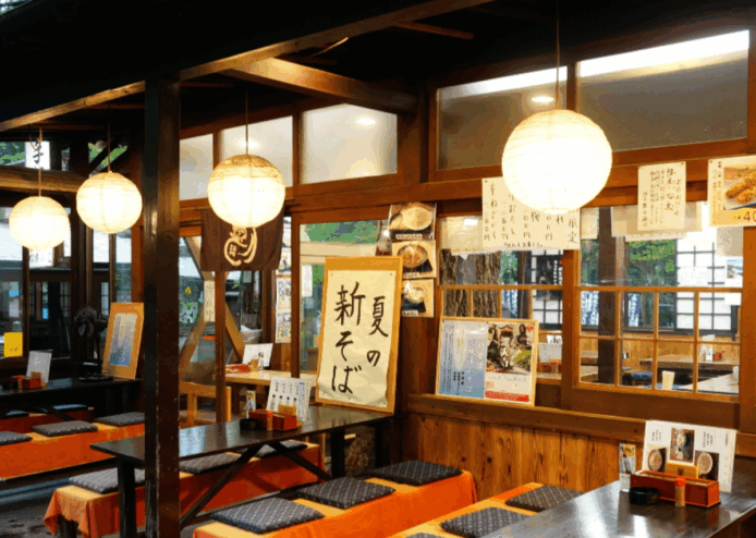 松葉茶屋の店内